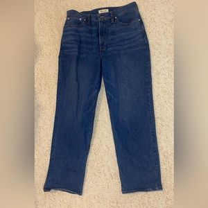 Madewell perfect vintage straight jean size 31/12